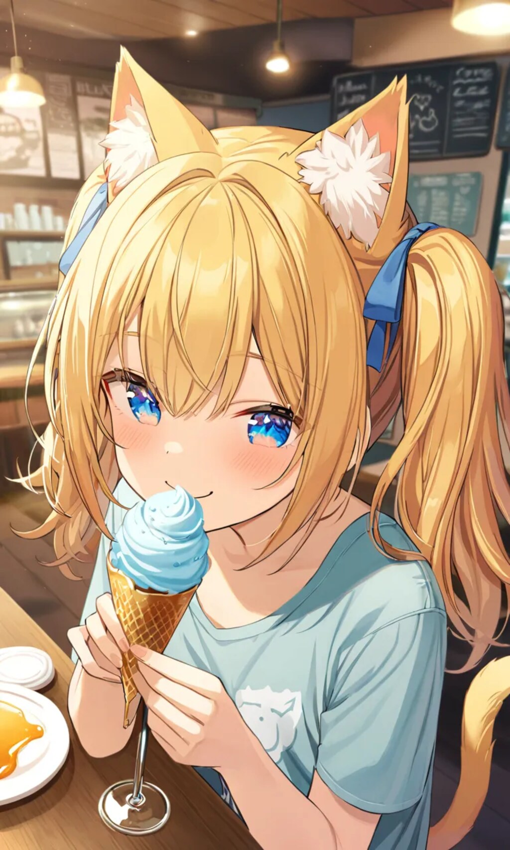 こるり「アイスアイス甘くてうましうまし」まや「あつぃーひえー」