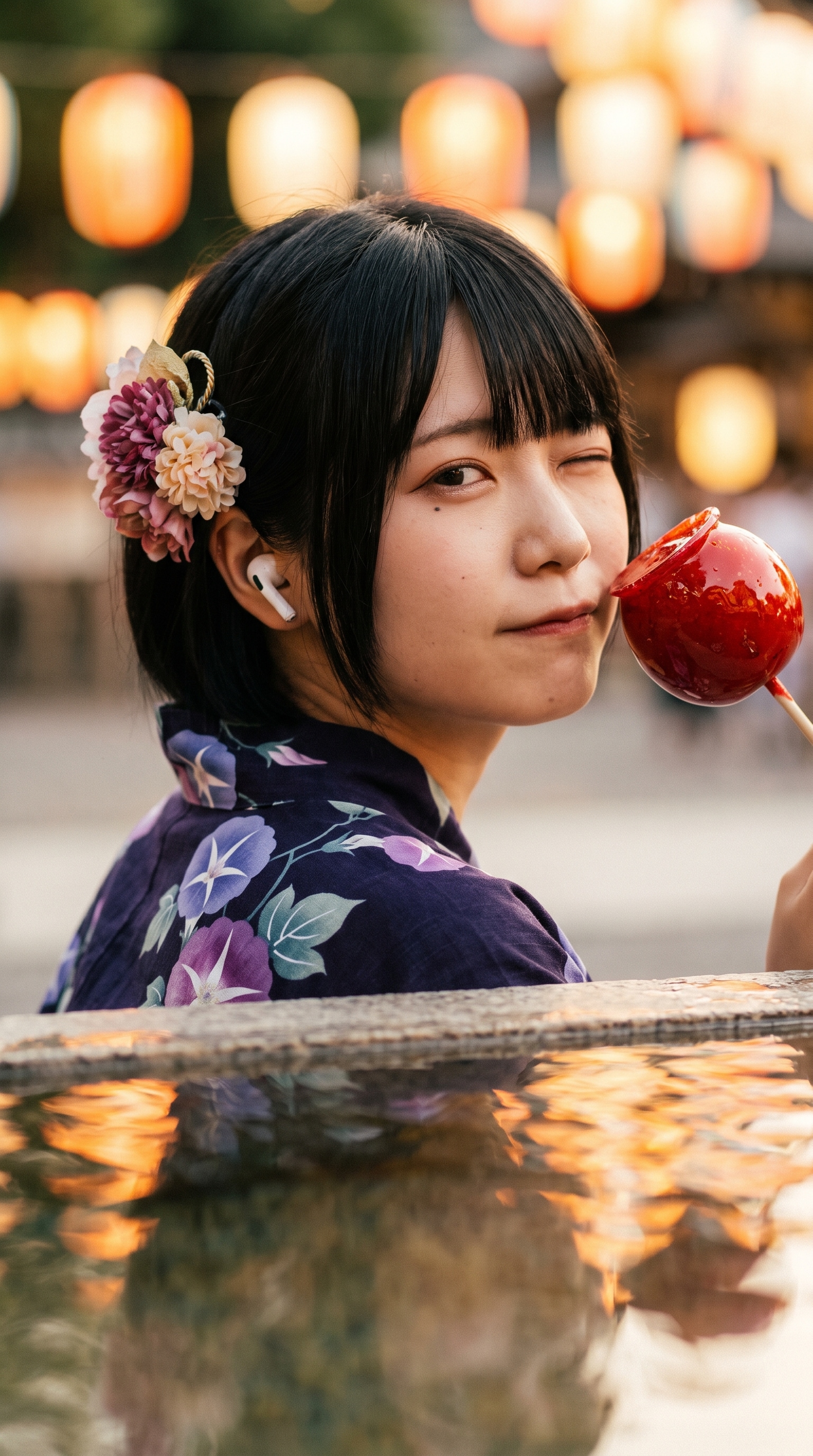 A Wink Beneath the Lanterns