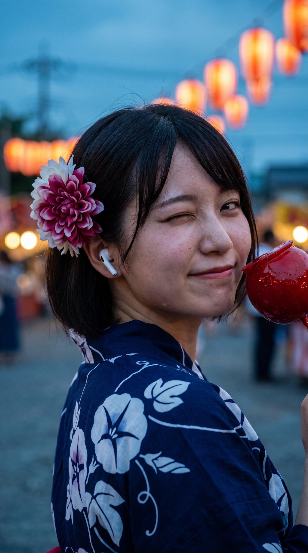 A Wink Beneath the Lanterns