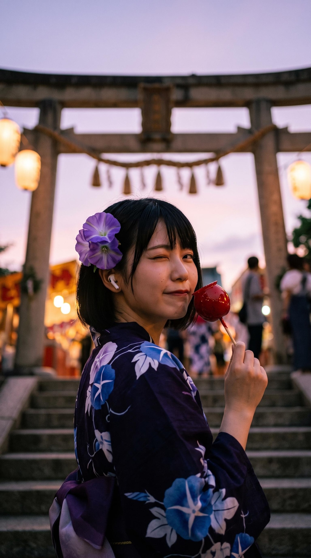 A Wink Beneath the Lanterns