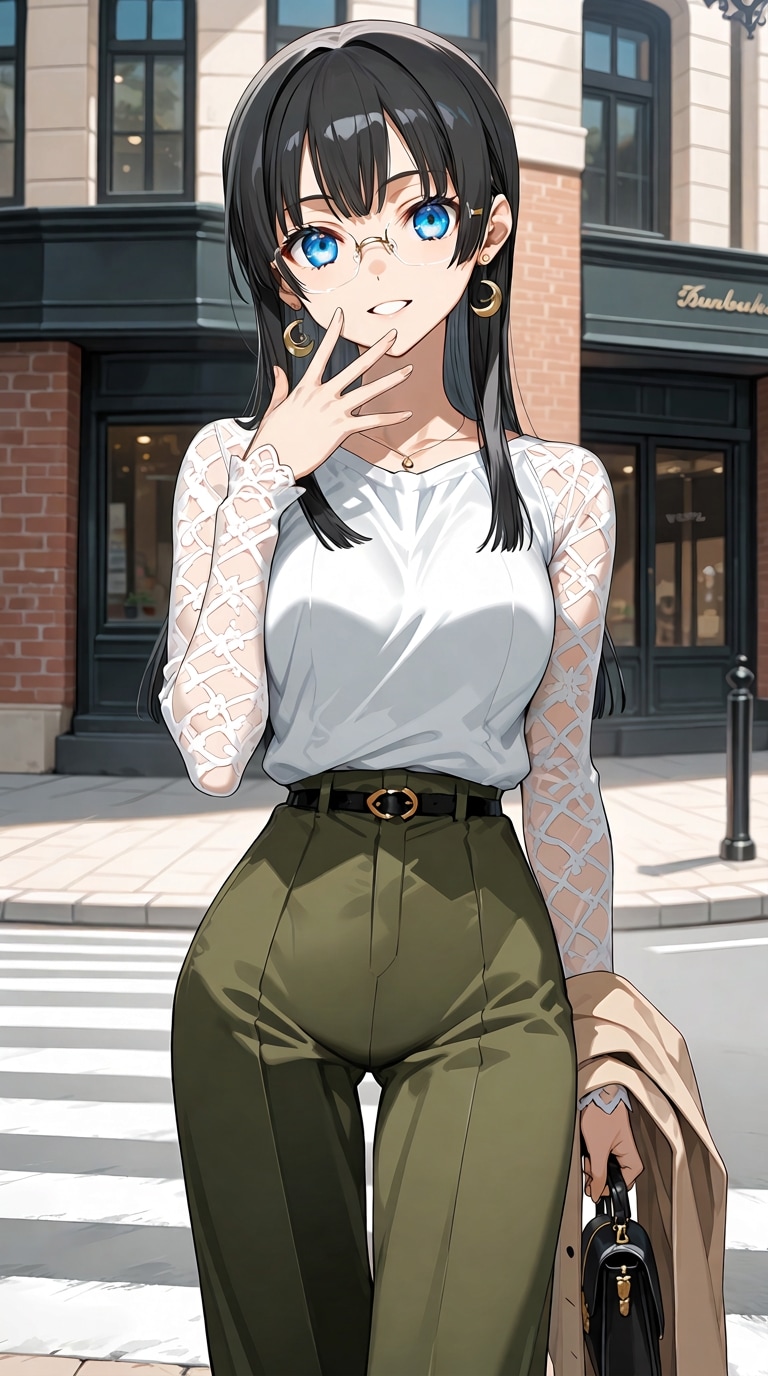 オリーブパンツ | の人気AIイラスト・グラビア
