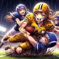 🏈泥まみれの女子アメフト 123 4枚目