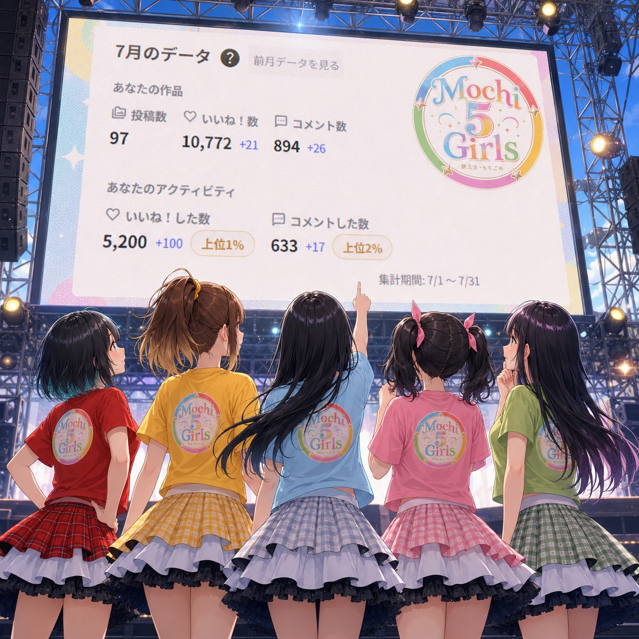 7月の成績発表～！