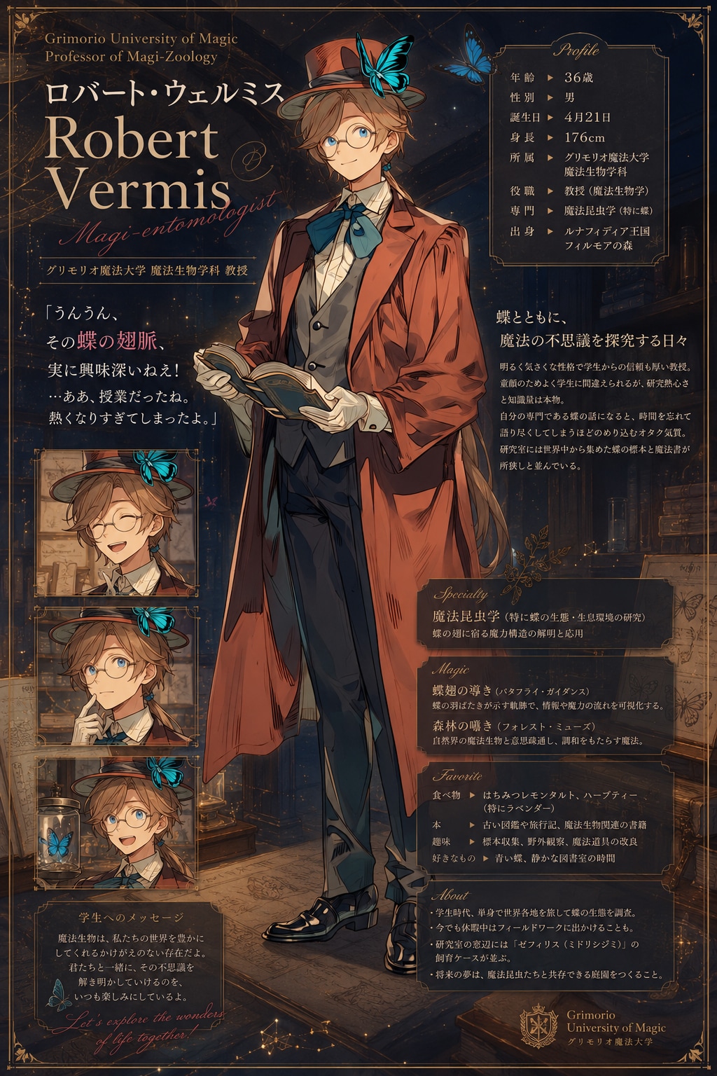 魔法生物学の教授