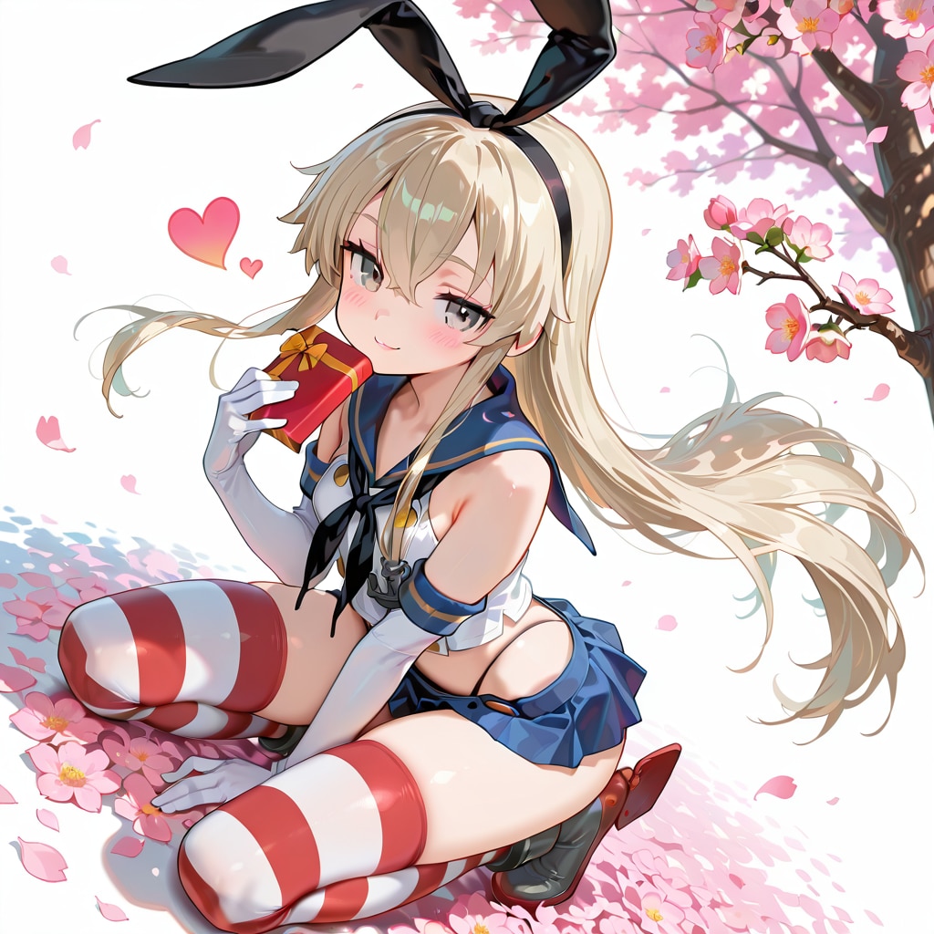 バレンタイン・島風 | の人気AIイラスト・グラビア