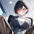 【OL】松本先輩のクッサイ足で抜いてもらう 8枚目