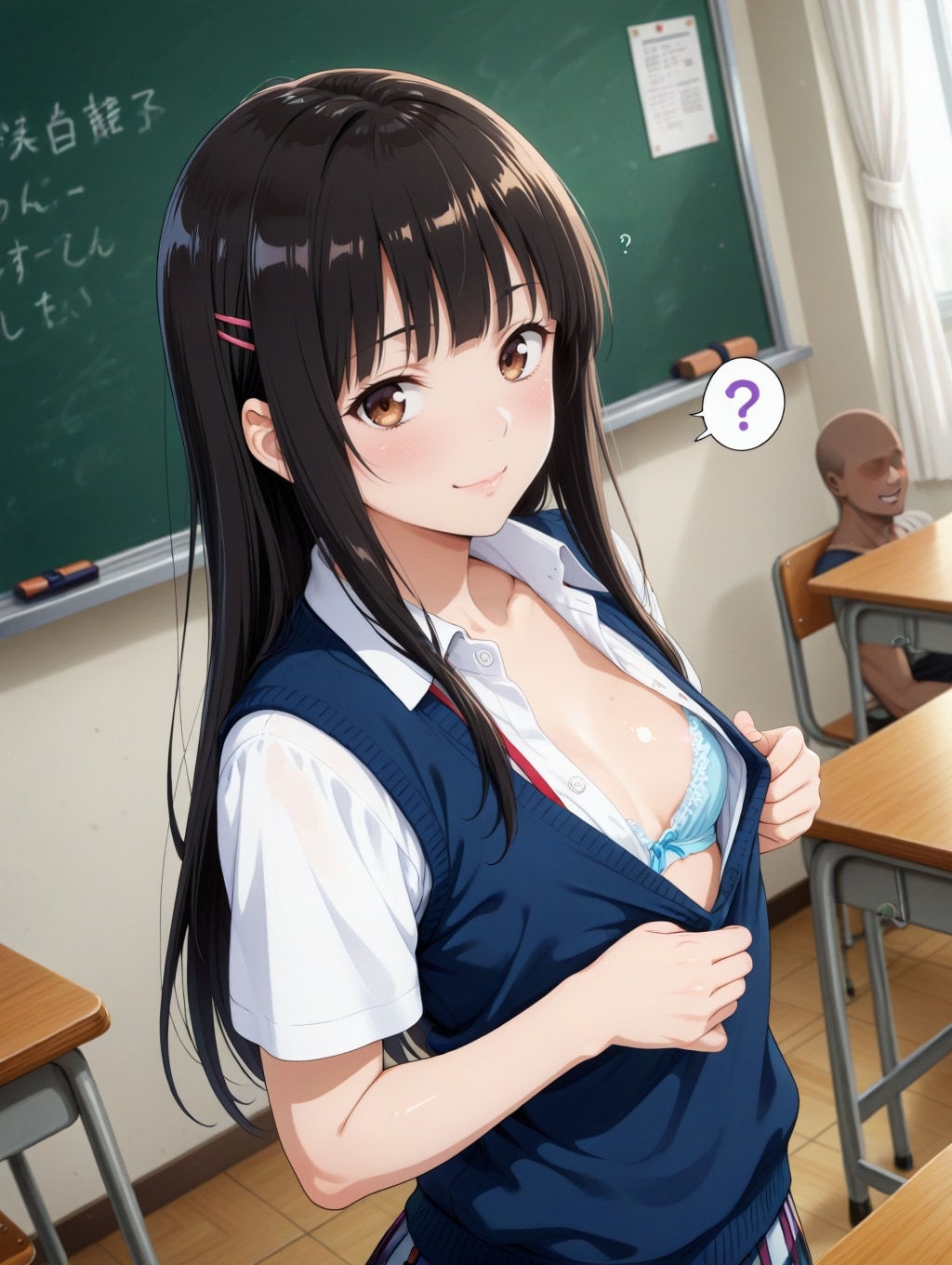 えちHオカズ575 教室でおっぱい　幸奈チャレンジ