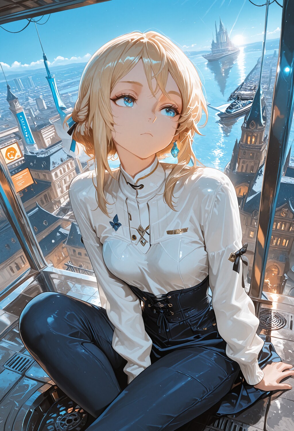 空中都市の午後