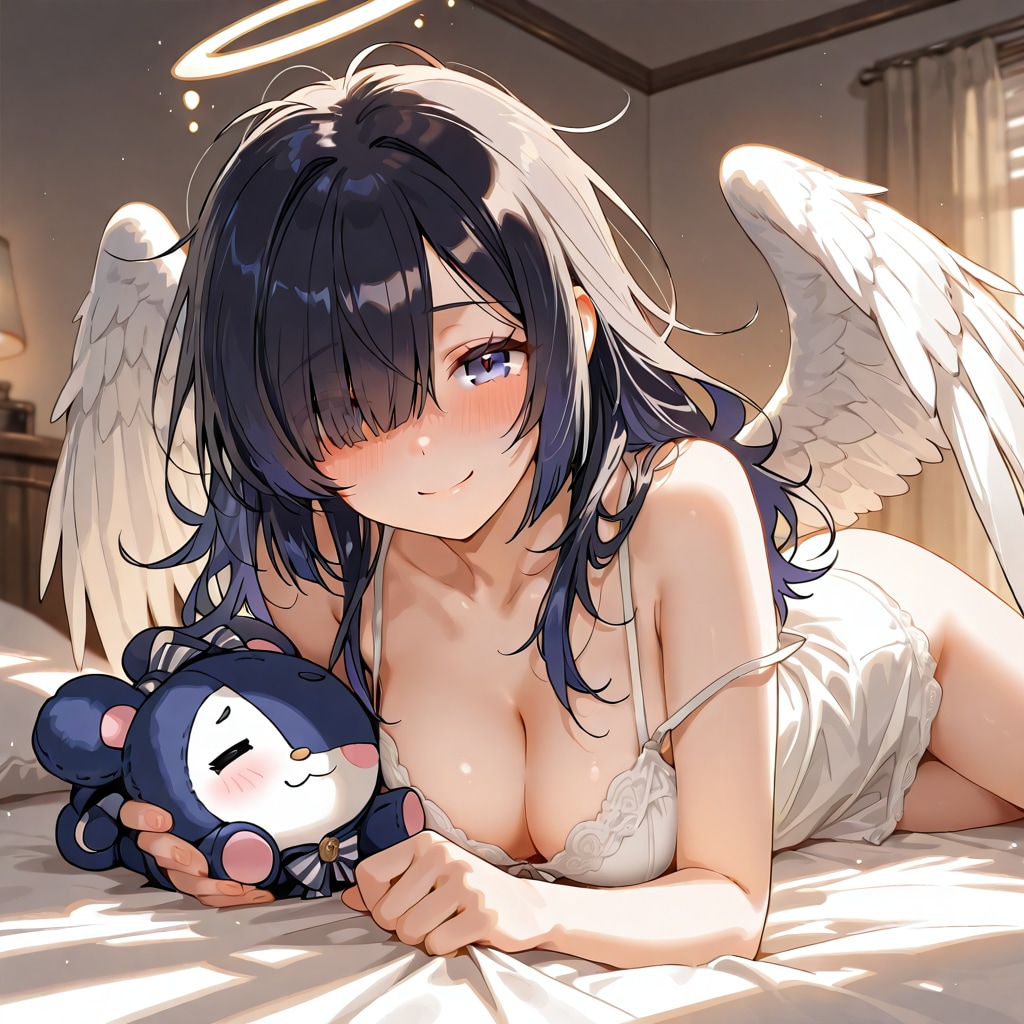 朝チュン片目隠れさん