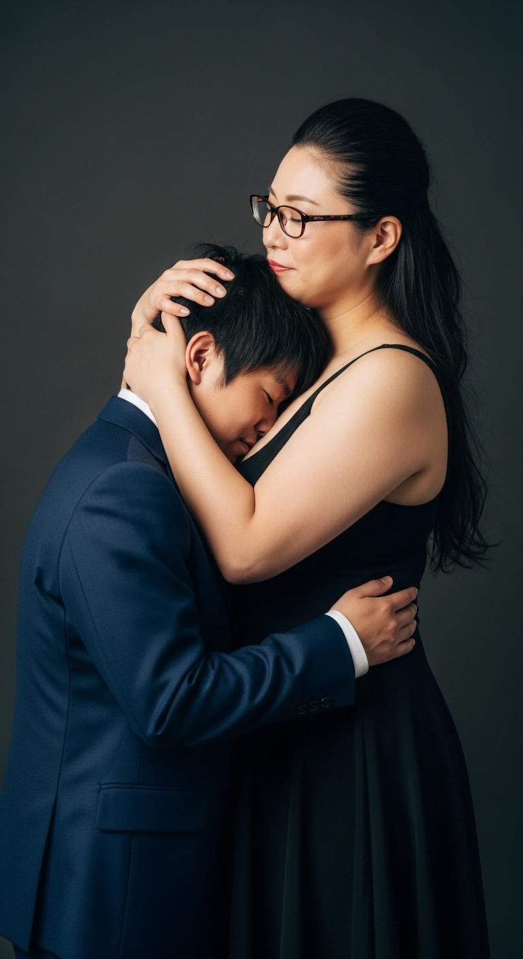 モテない低身長男性にも優しい、包容力のある眼鏡の女性に包み込まれたい。（熟女、二の腕含む）