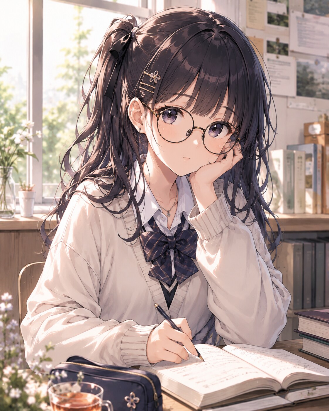おまかせ眼鏡っ娘260816ChatGPT18 | の人気AIイラスト・グラビア