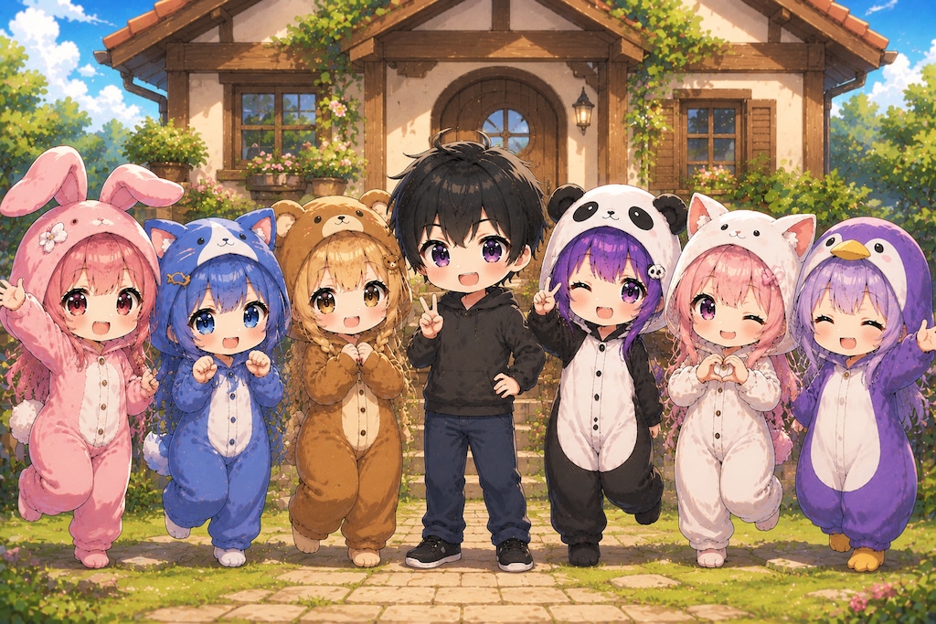 【#私のやってみたいこと】着ぐるみ村での共同生活３