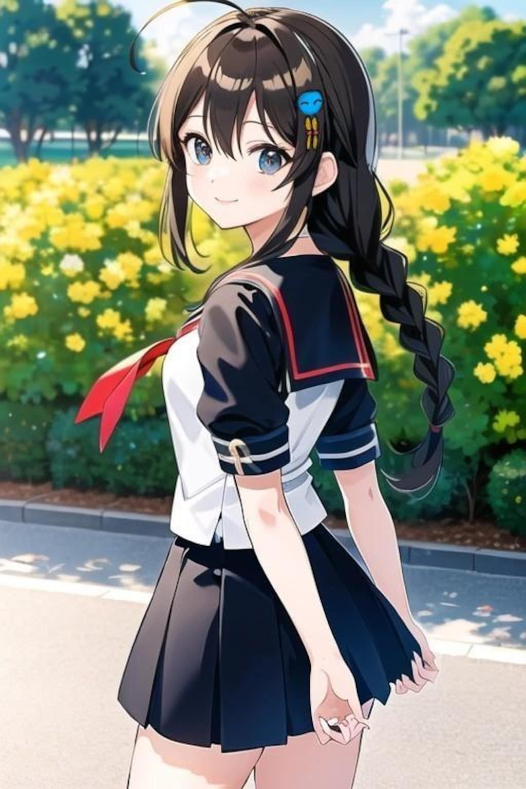 艦これ時雨（手書きかんざし）