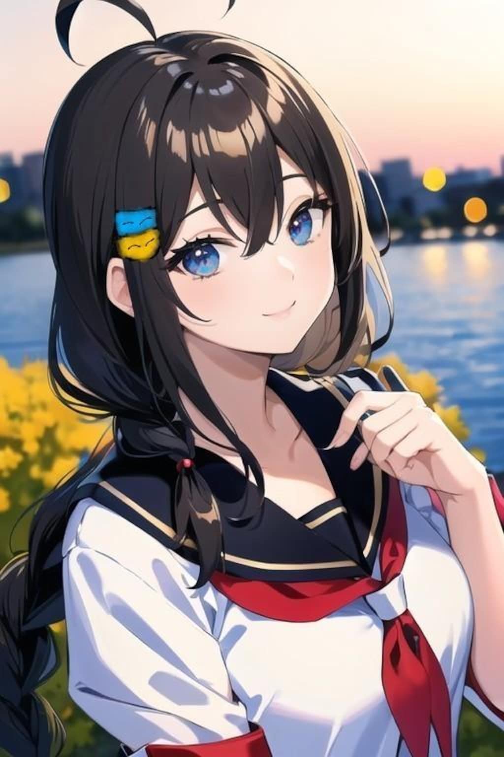 艦これ時雨（手書きかんざし）