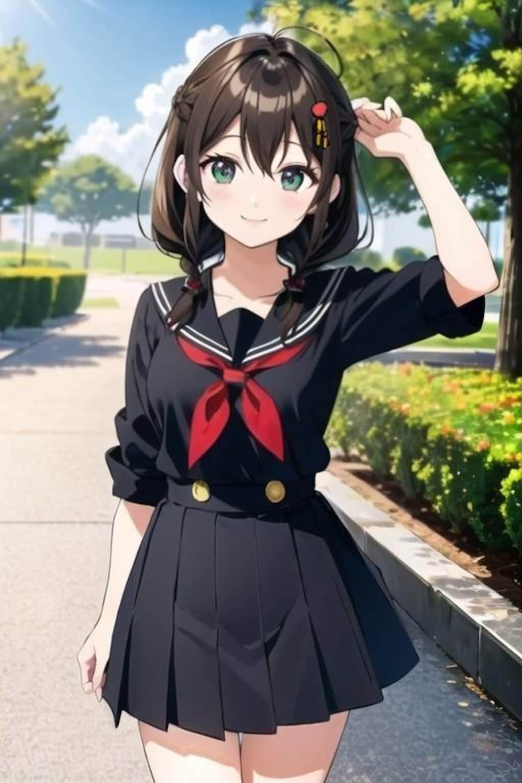 艦これ時雨（手書きかんざし）