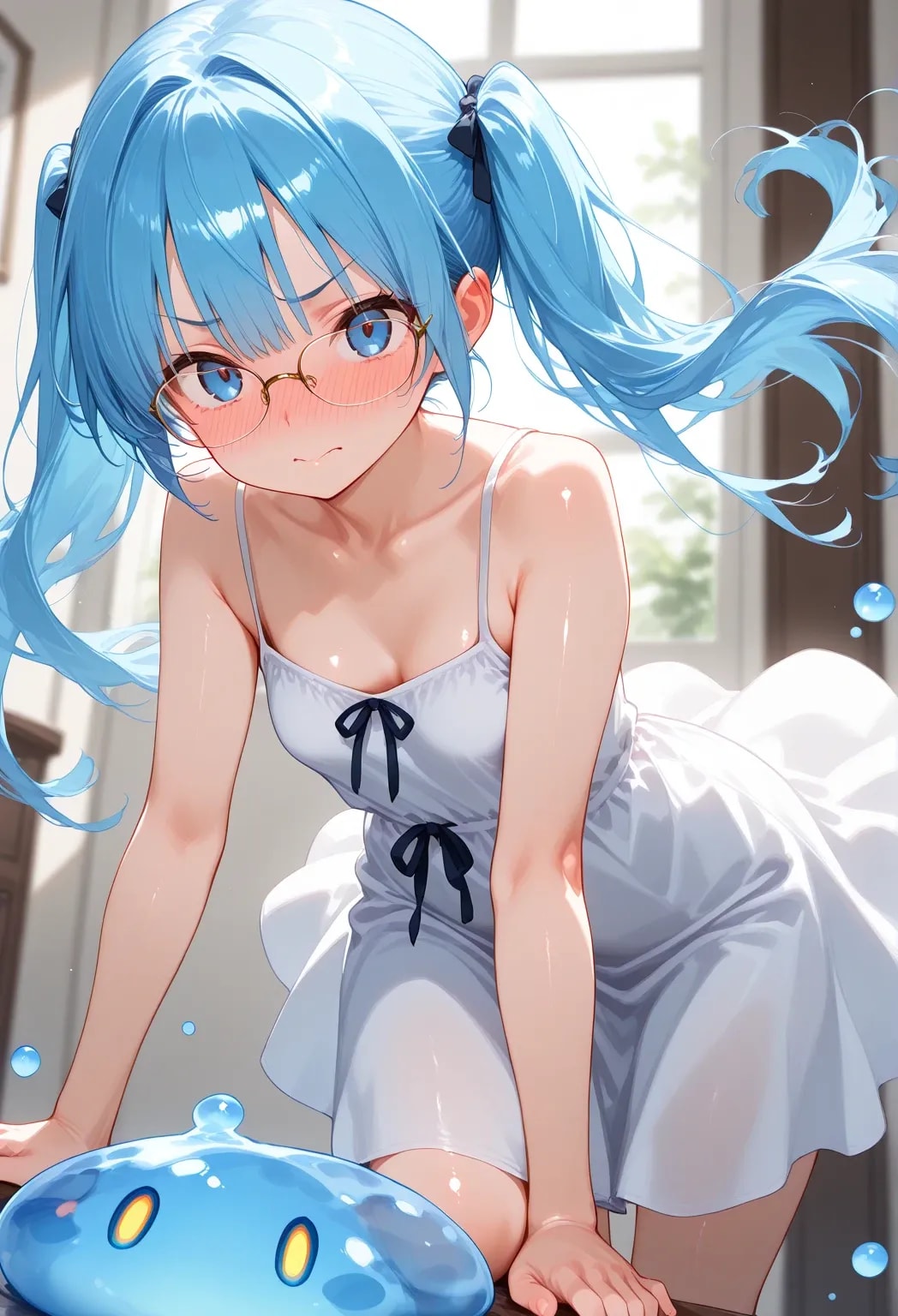 ゲーッスゲスゲス　今日から青スライムのお嬢が主役でゲス