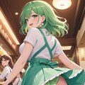 ウエイトレスのローアングルパンチラ 4枚目