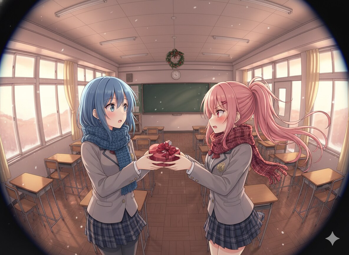 百合ップル試作_nanobanana7回目_バレンタイン