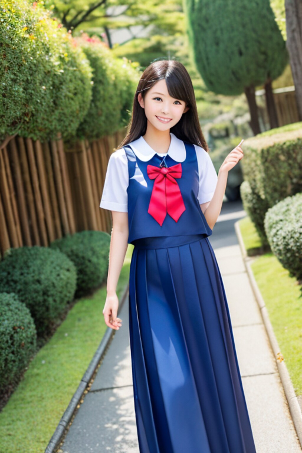 084　伝統的セーラー服に挑む
