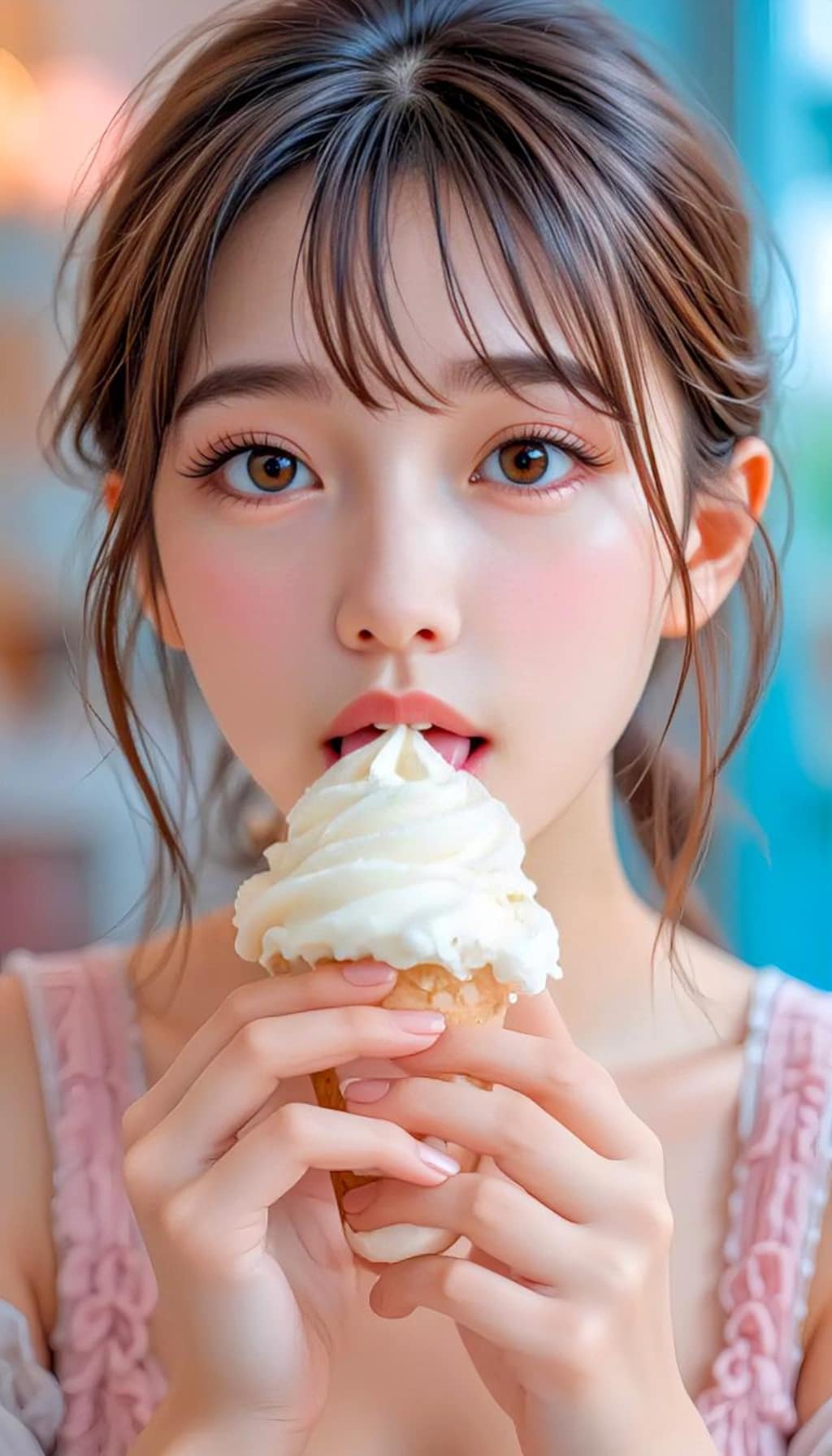 ソフトクリームと君