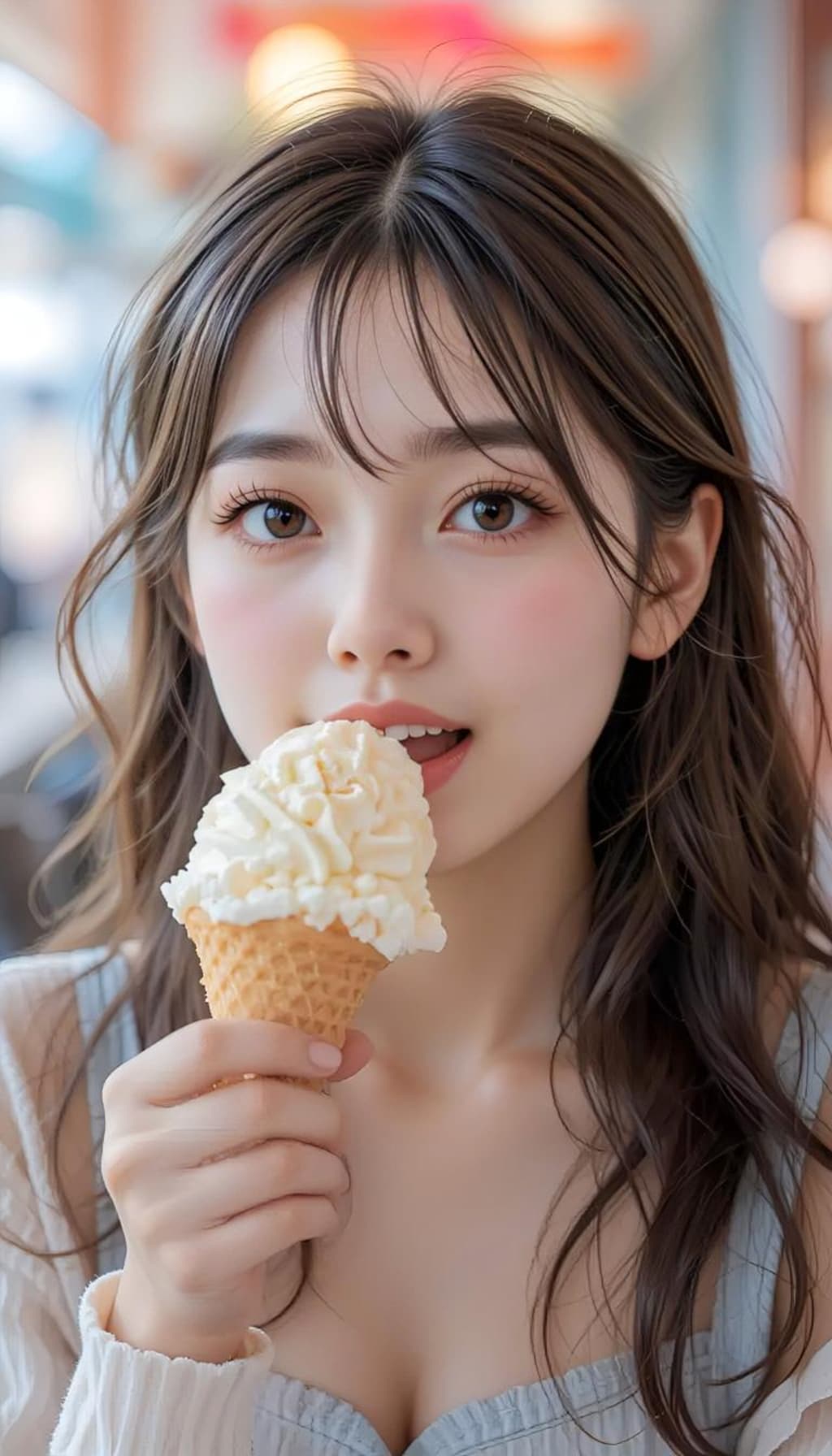 ソフトクリームと君