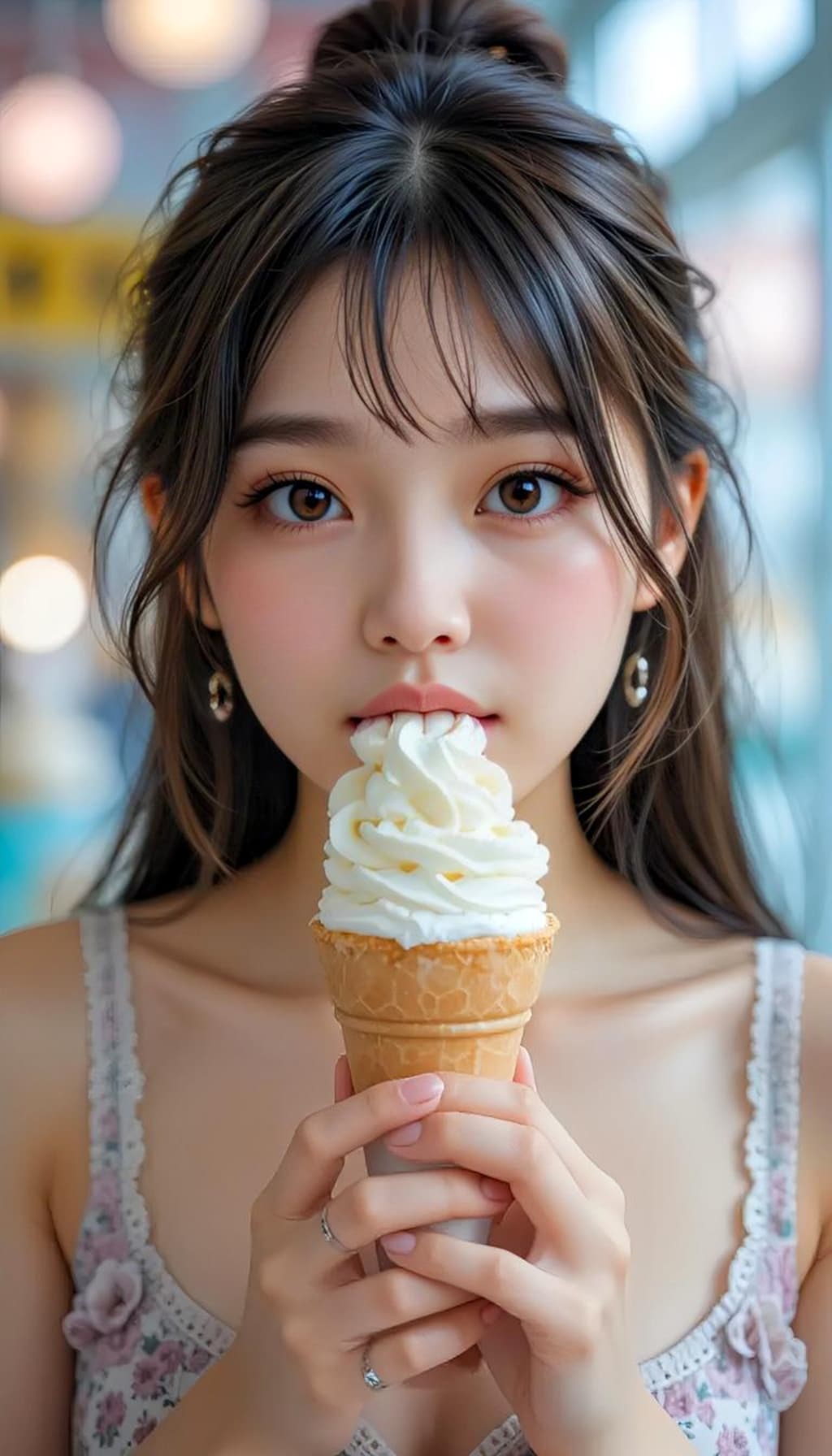 ソフトクリームと君