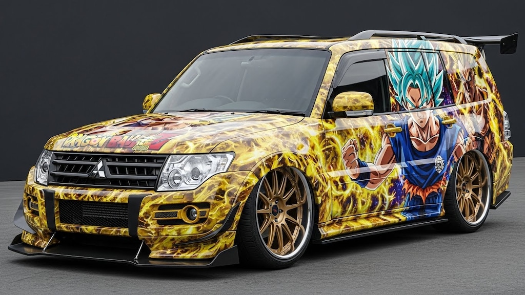 パジェロドラゴンボール痛車