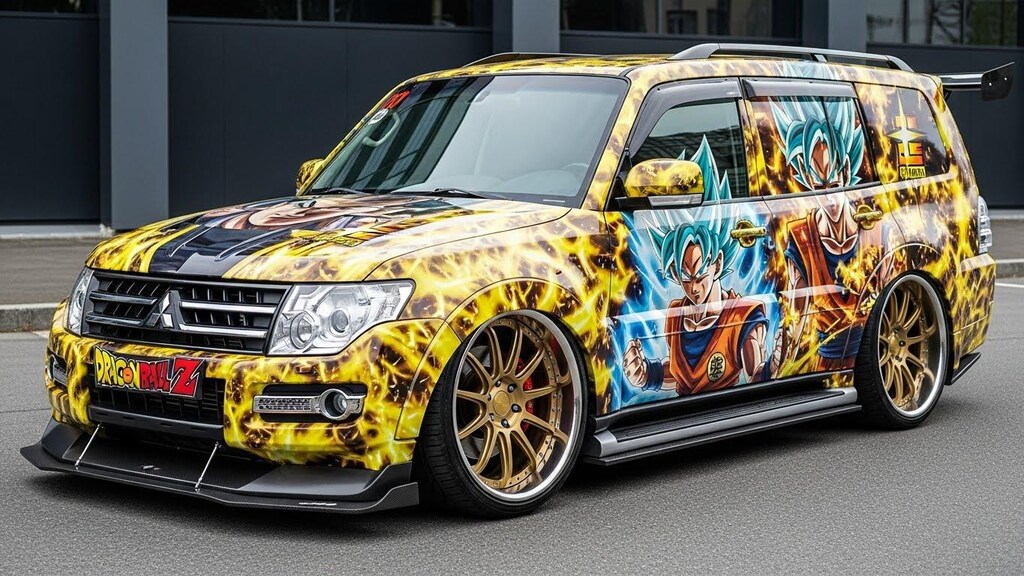 パジェロドラゴンボール痛車