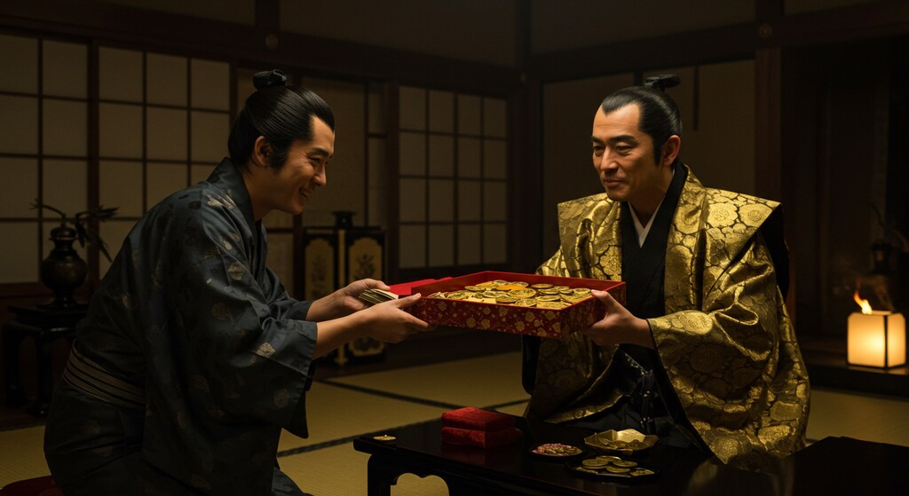 お主もなかなかの悪よのう