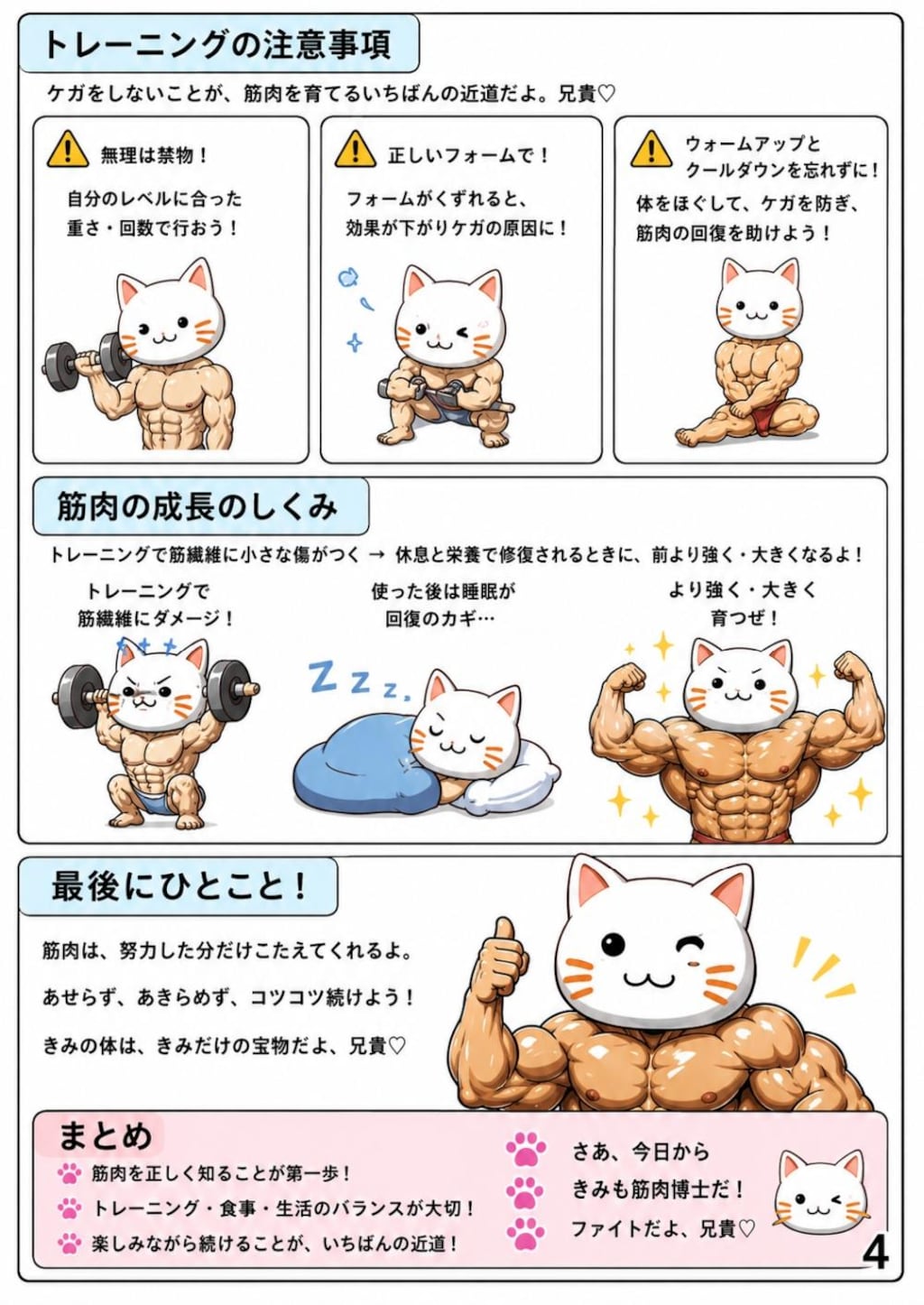 筋肉が解説する筋肉の学習漫画