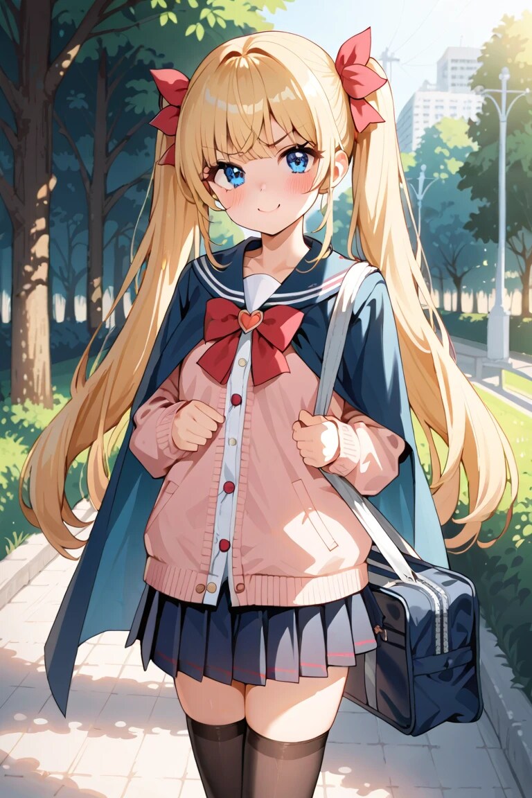 ☀️通学路の金髪ツインテールちゃん✨