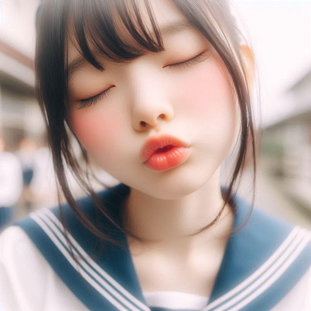 JKのキス顔