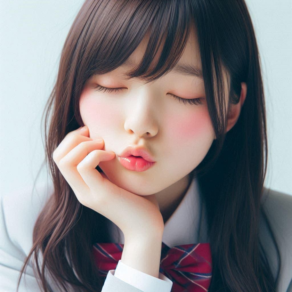 JKのキス顔