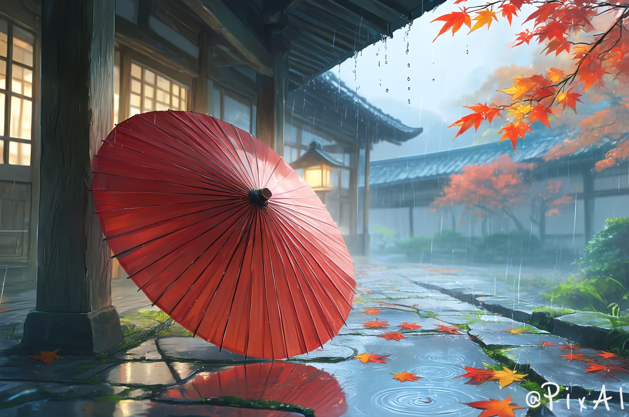 秋雨 | の人気AIイラスト・グラビア