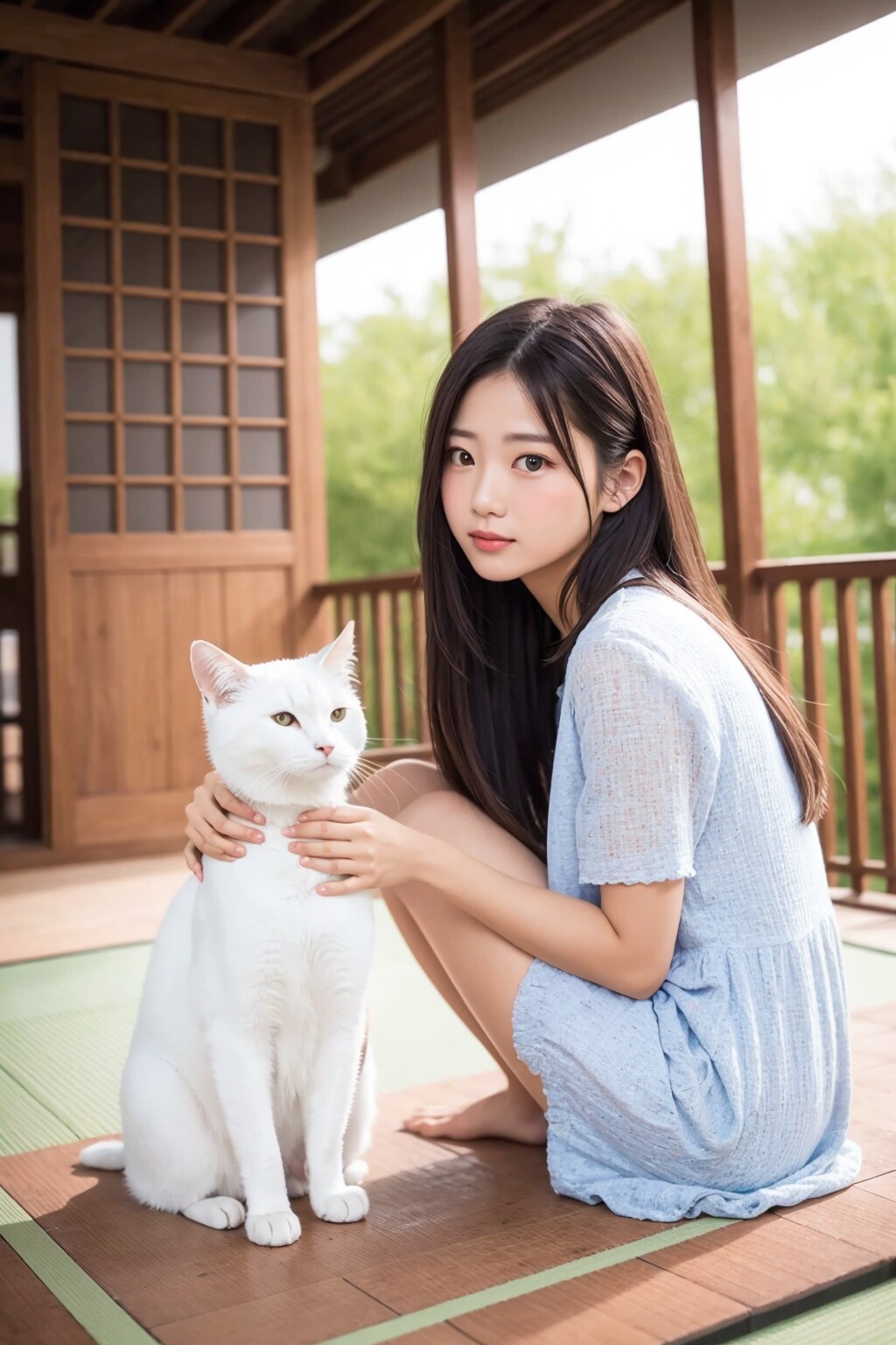 猫と私