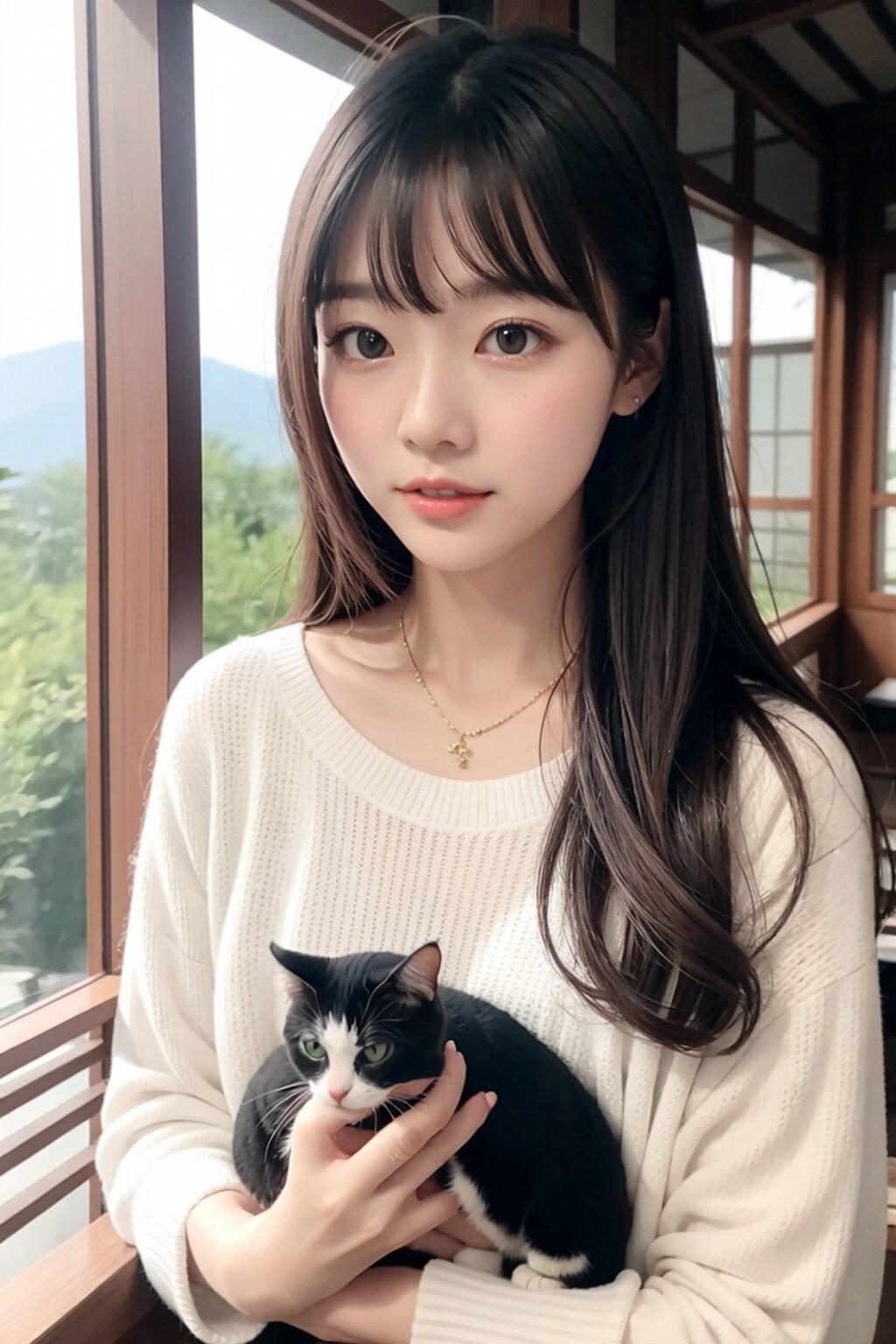猫と私
