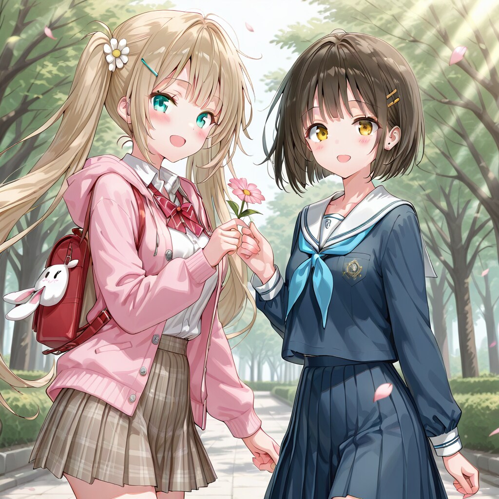 姉妹 | の人気AIイラスト・グラビア