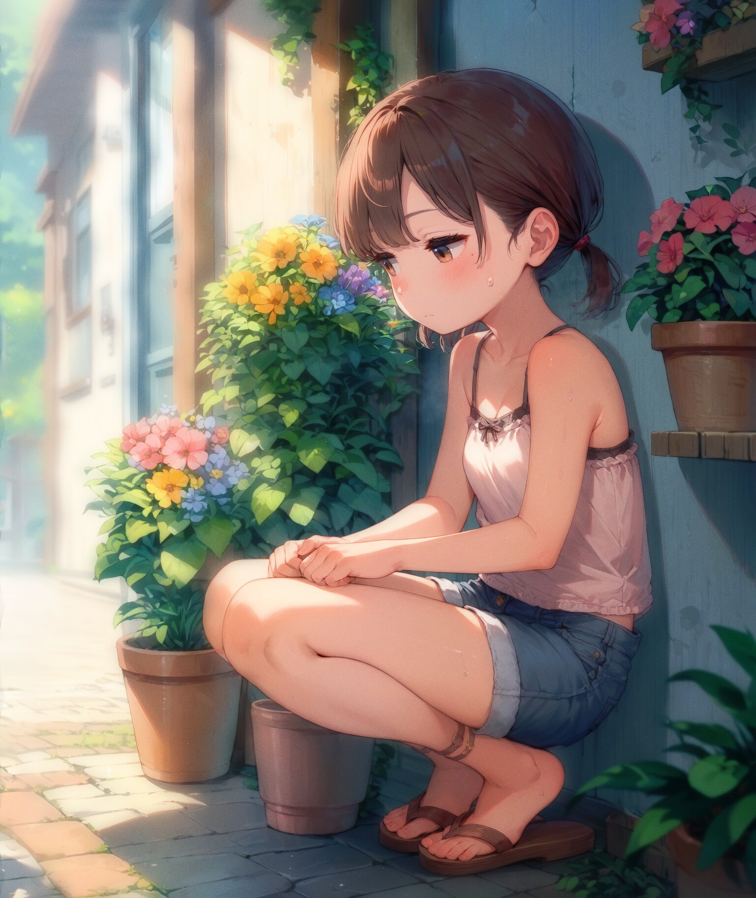 日陰でひとやすみ