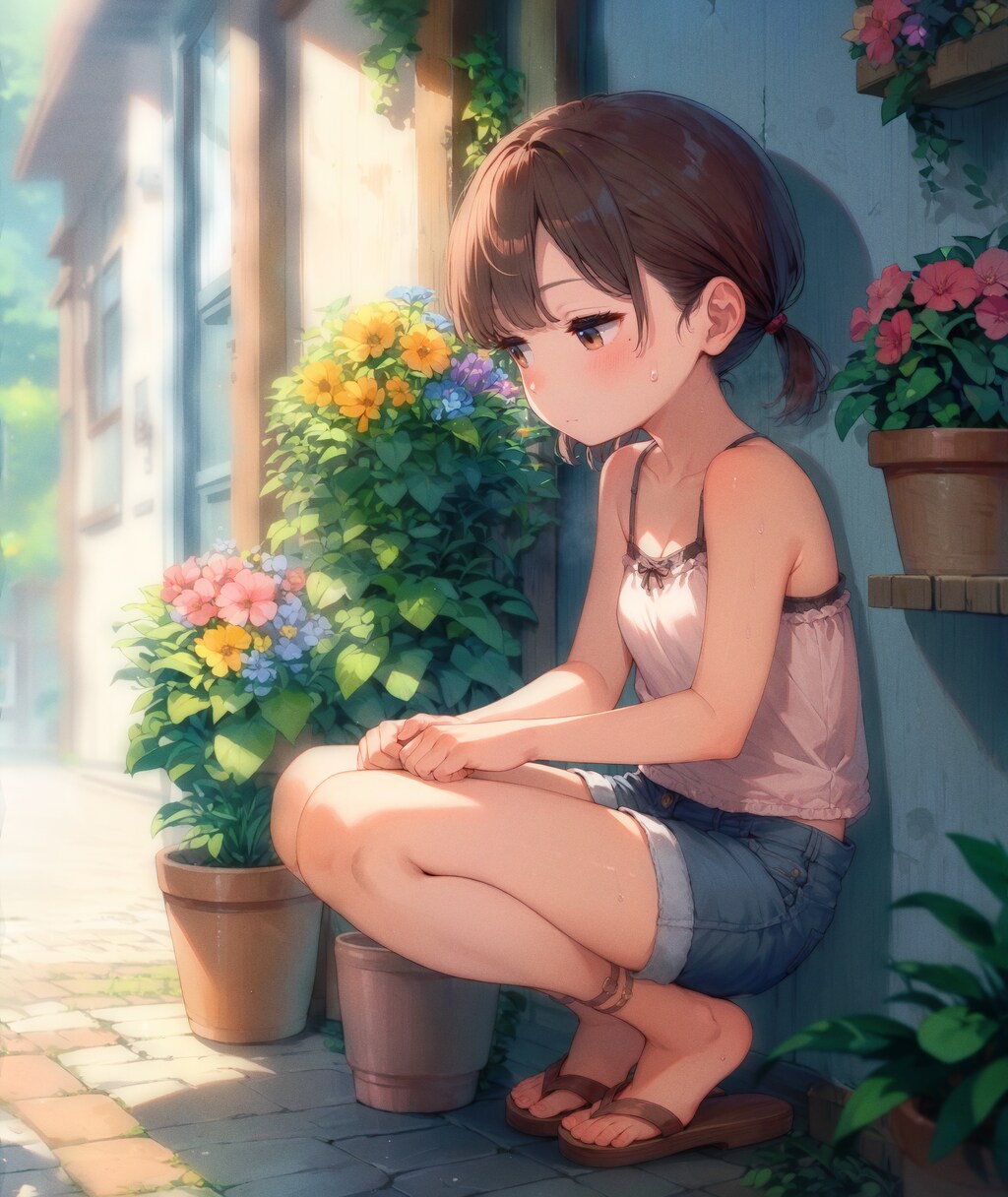 日陰でひとやすみ