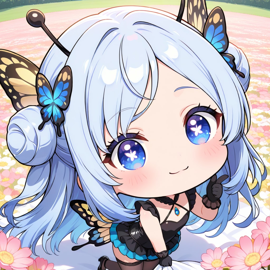 chibi butterfly girl | の人気AIイラスト・グラビア