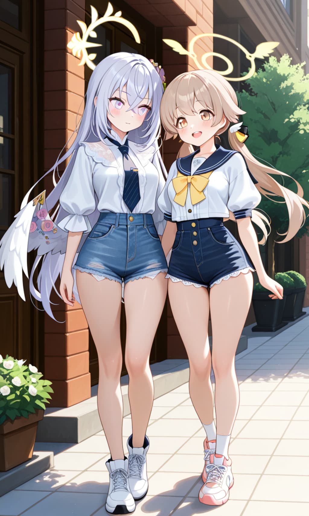 ヒフミとアズサ　夏私服2-7
