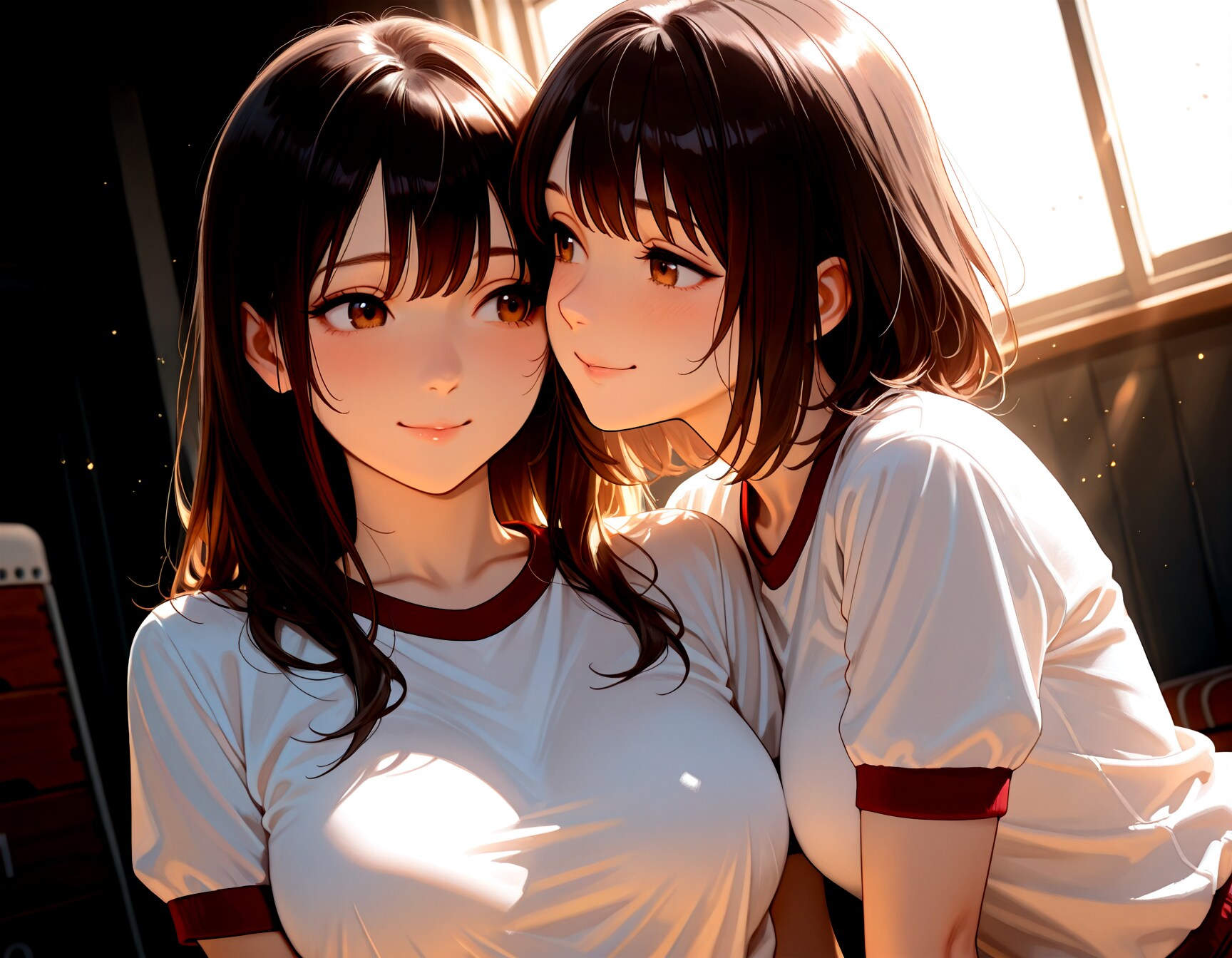 放課後、体育倉庫で・・・