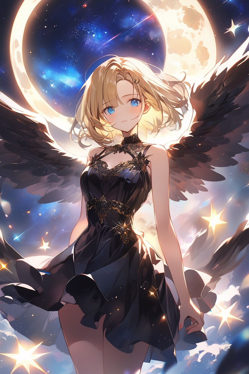 黒き漆黒の堕天使