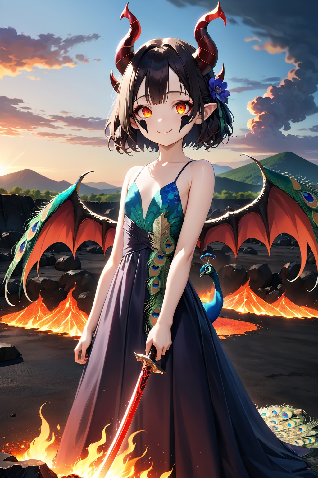 悪魔の辞典 Page.53 カイム | の人気AIイラスト・グラビア