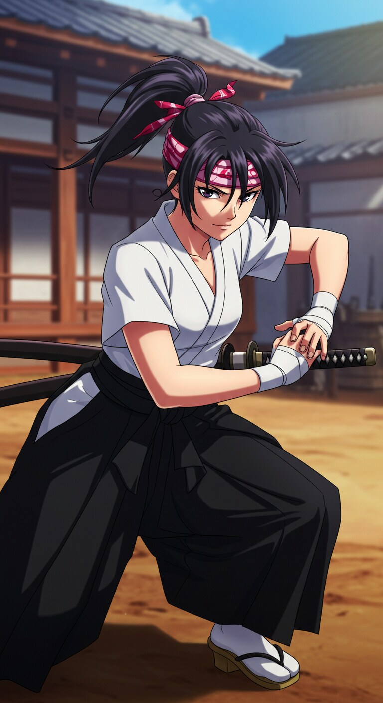 和装武闘派女探偵　（ImageFX土産）