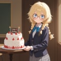 城ヶ崎アオイさん家のうちの子（あおい・メリッサ・エミリー）お誕生日FA 3枚目