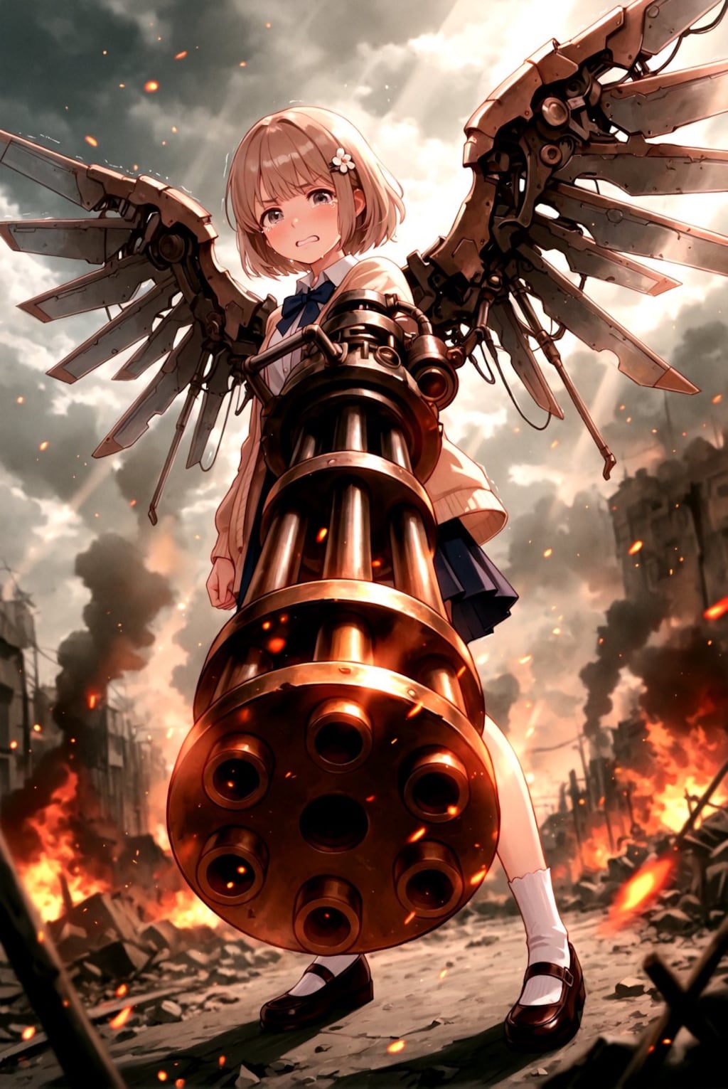 儚翼の終末兵装 — 零号機：白花