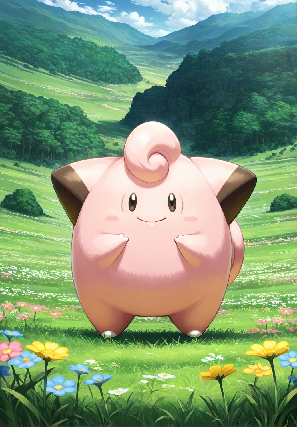 ピッピ/ポケモン (clefairy/Pokemon) | の人気AIイラスト・グラビア