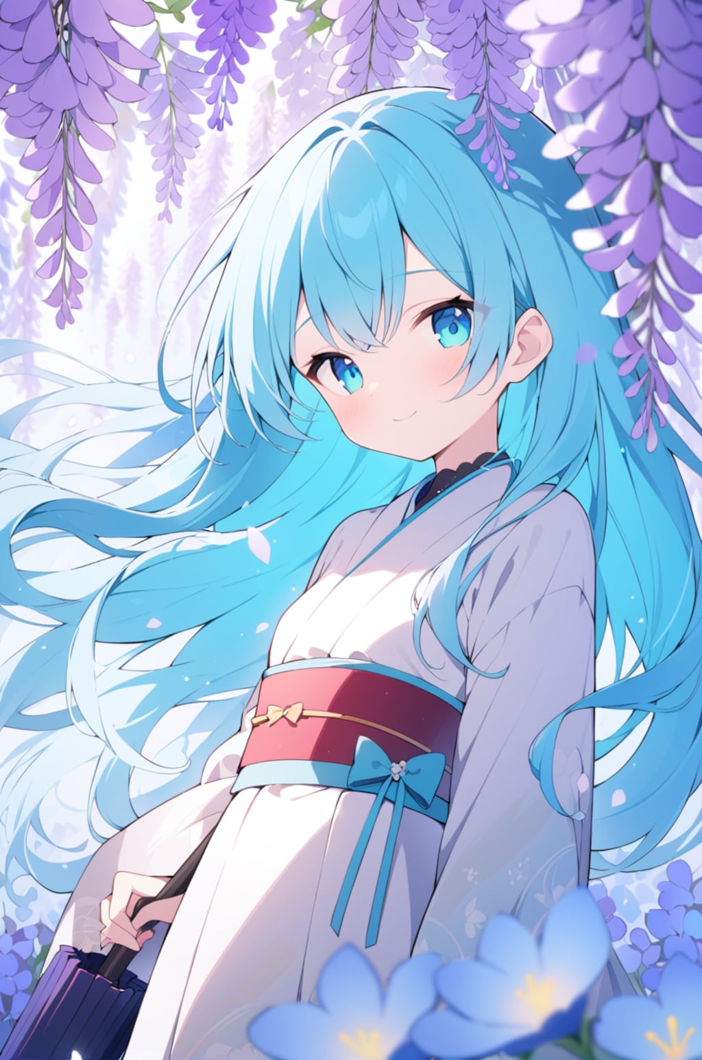 青と紫のあいだで。