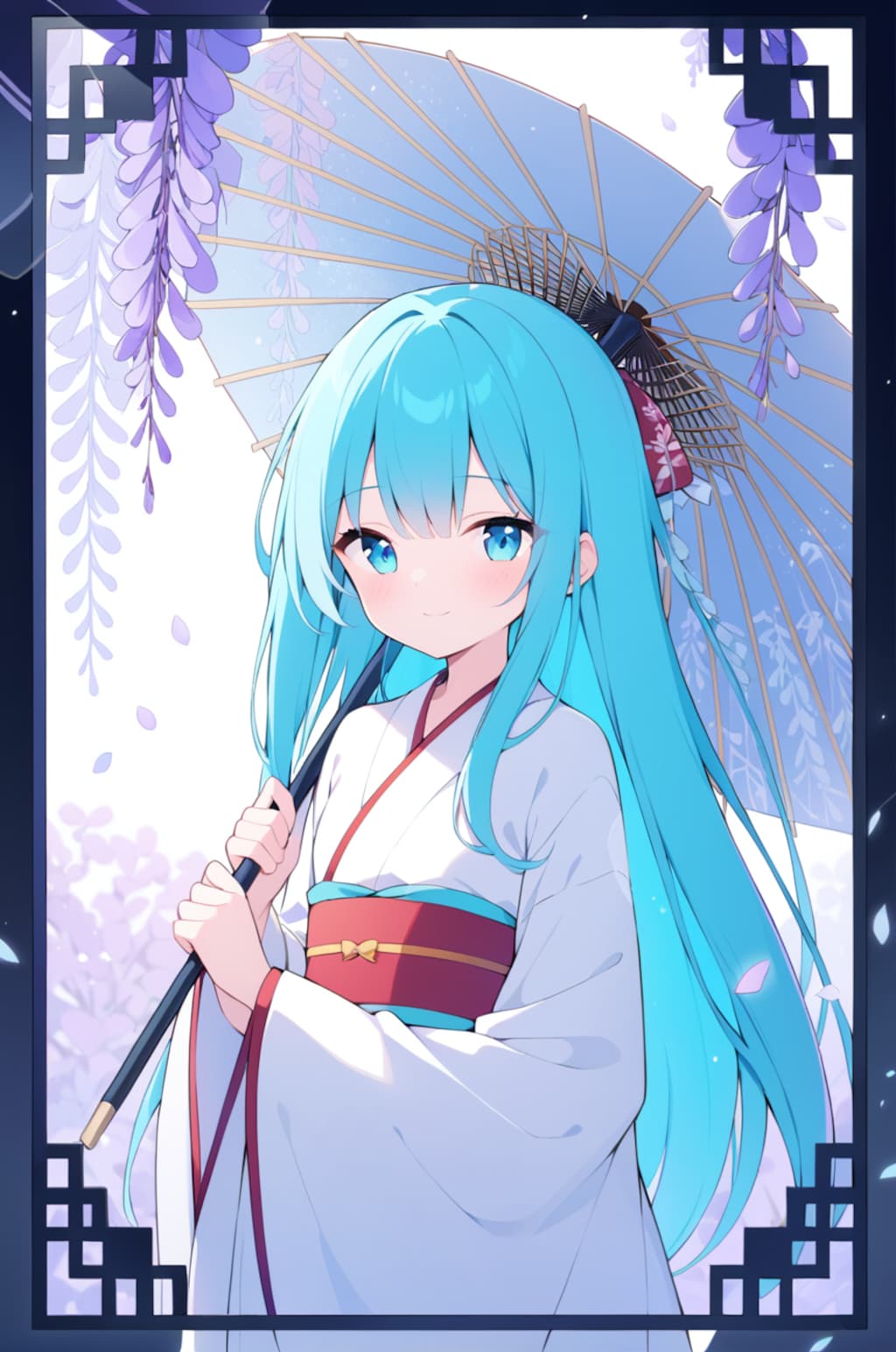 青と紫のあいだで。